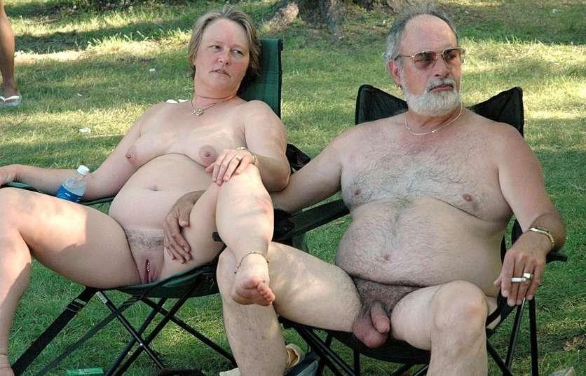 Nude old couples