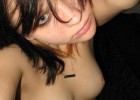 Excited student girl with nice tits and cute face