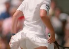 Nice white shorts of Martina Hingis